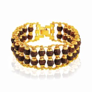 48 Beads Original  7-Mukhi Rudraksha  Bracelet for Men and Women