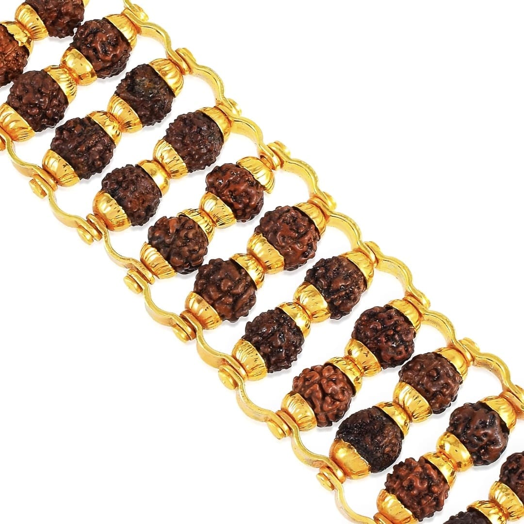 48 Beads Original 7-Mukhi Rudraksha Bracelet for Men and Women - Image 4
