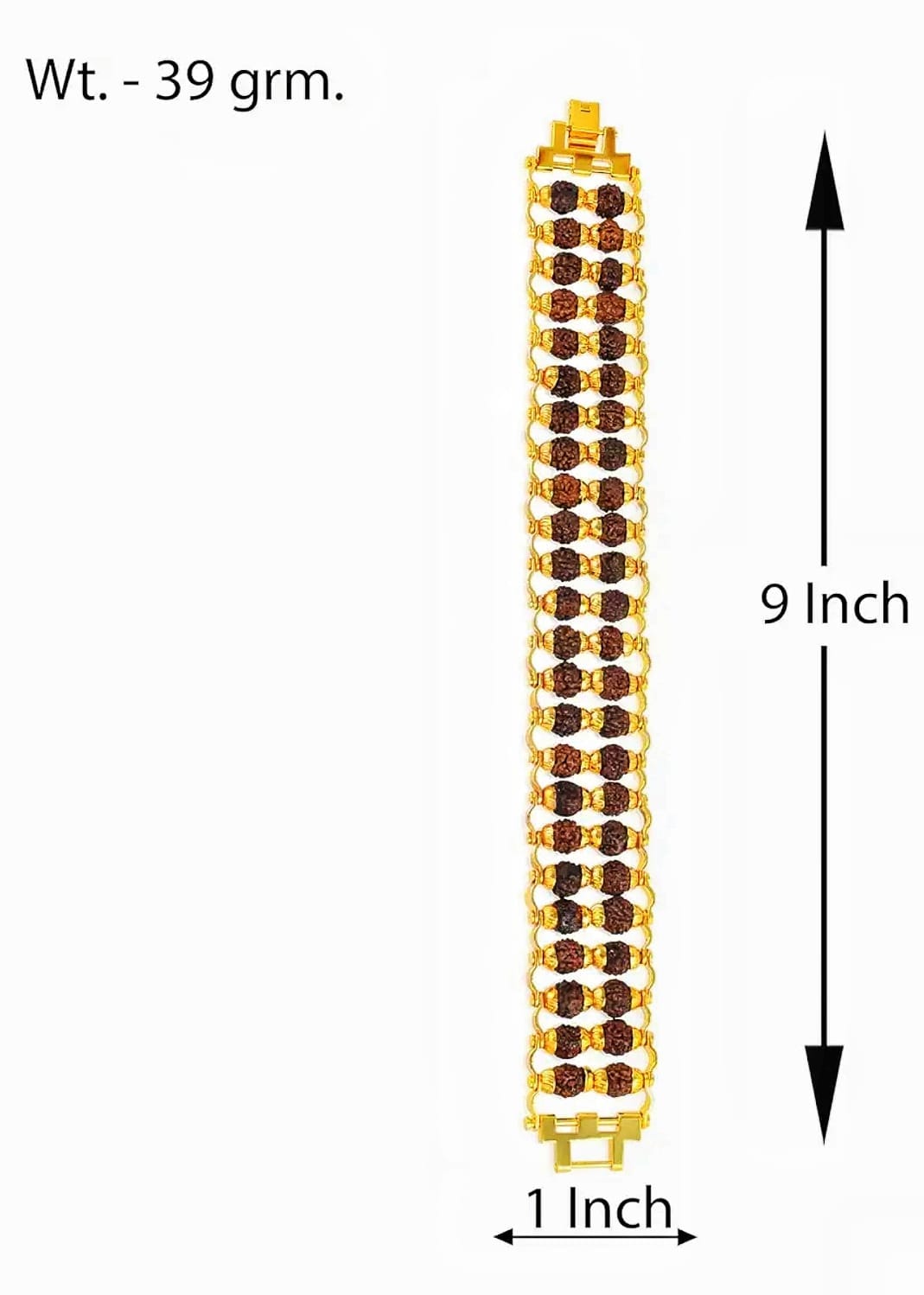 48 Beads Original 7-Mukhi Rudraksha Bracelet for Men and Women - Image 5